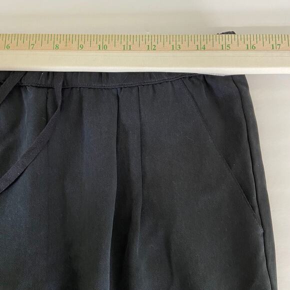 CAbi Bianca Pull On Pant Size S Washed Black Pockets Drawstring 100% Lyocell - Picture 9 of 12